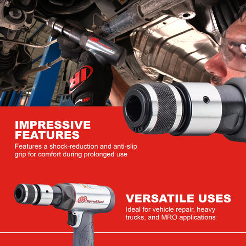 Ingersoll Rand 123MAX anti-slip grip improves control during use