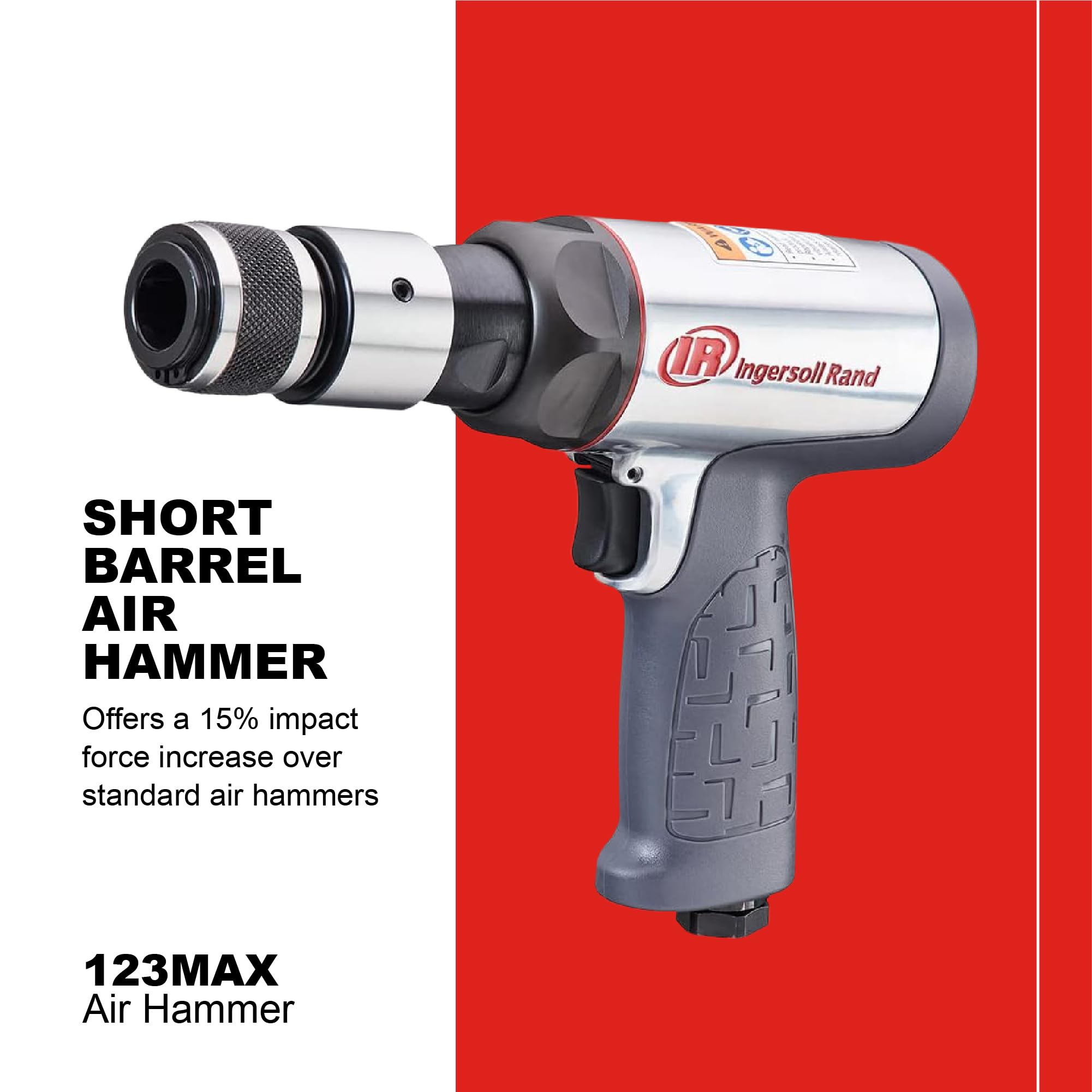 Ingersoll Rand 123MAX with reduced vibration for smoother operation