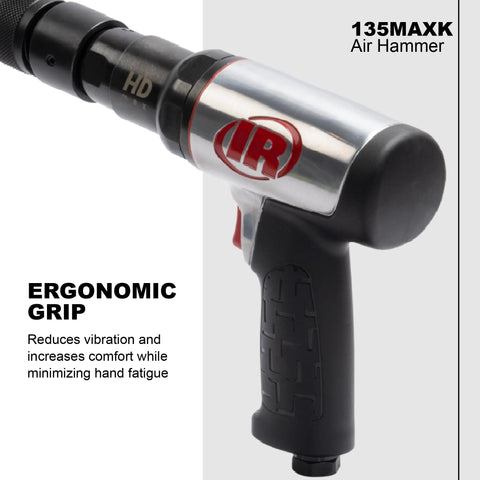 Ingersoll Rand 135MAXK at 2,600 BPM powers tough metalwork efficiently