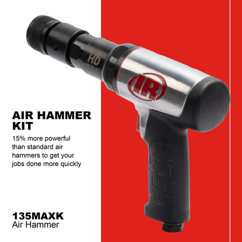 Ingersoll Rand 135MAXK featherable trigger enables precise control