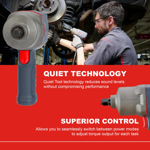 Four-position regulator on the Ingersoll Rand 2235TiMAX for torque control
