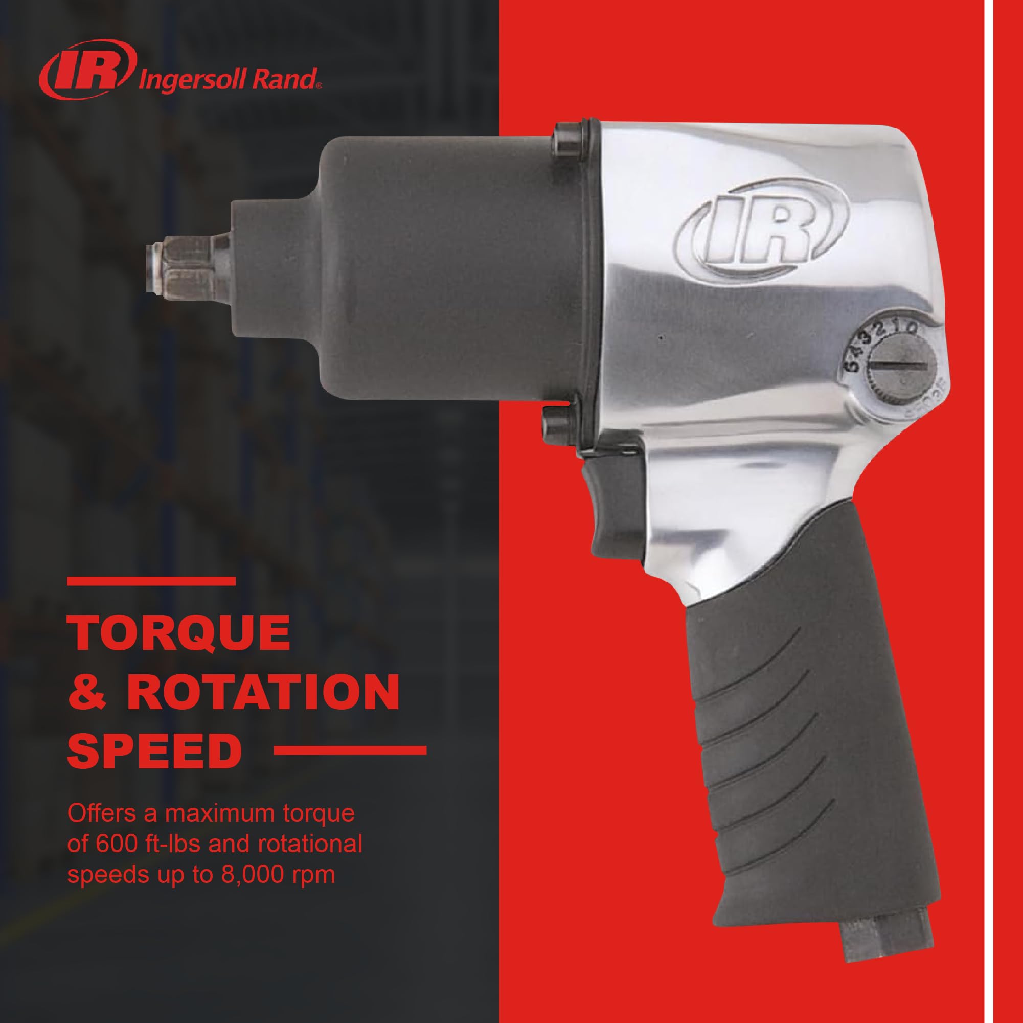 Ingersoll Rand 231C reaches 8000 rpm for rapid progress.