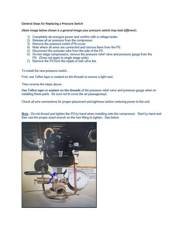 Ingersoll Rand 23474653 tape installation tip for leak free connections