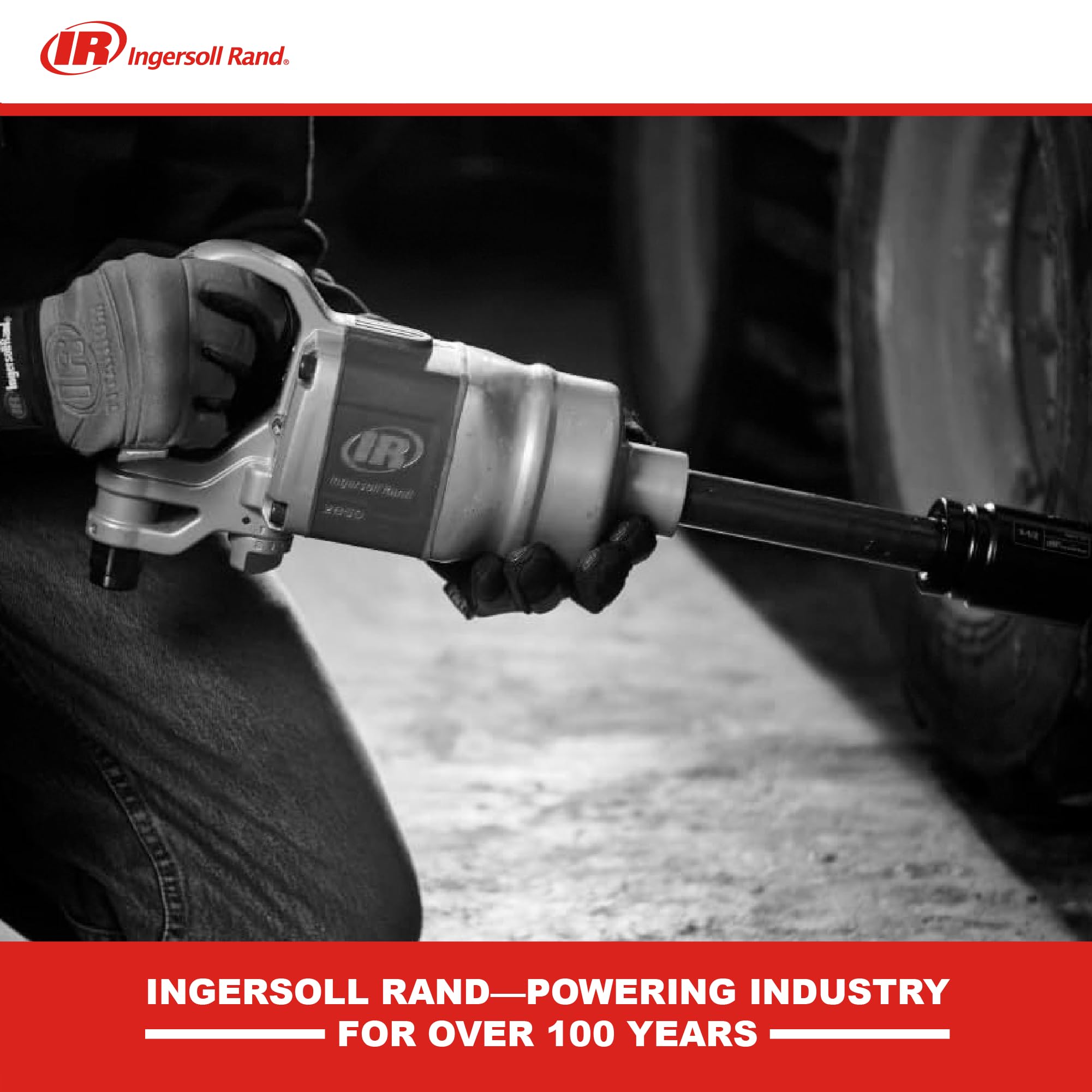 Ingersoll Rand 2850MAX-6 wrench delivers 2,100 ft-lbs reverse torque.