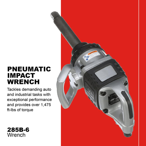 285B-6 with 6-inch extended anvil provides reach in tight spaces