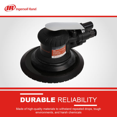 3/16-inch orbit allows precise material removal for smooth finishes.