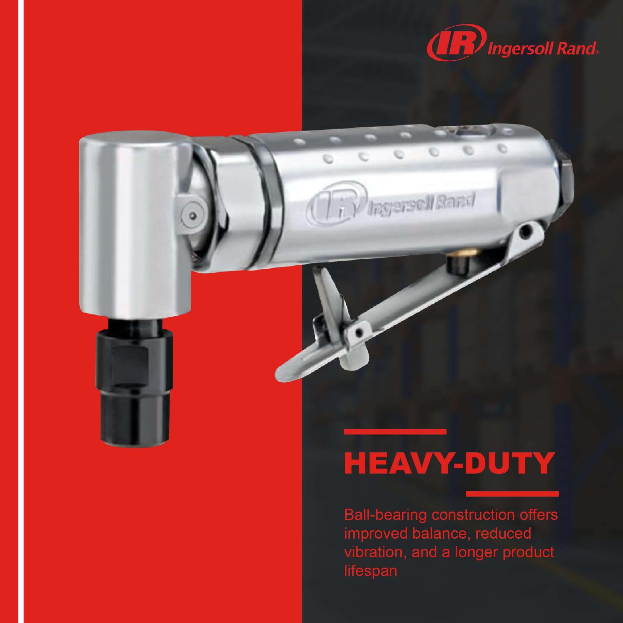 Ingersoll Rand 301B aluminum housing withstands tough shop conditions