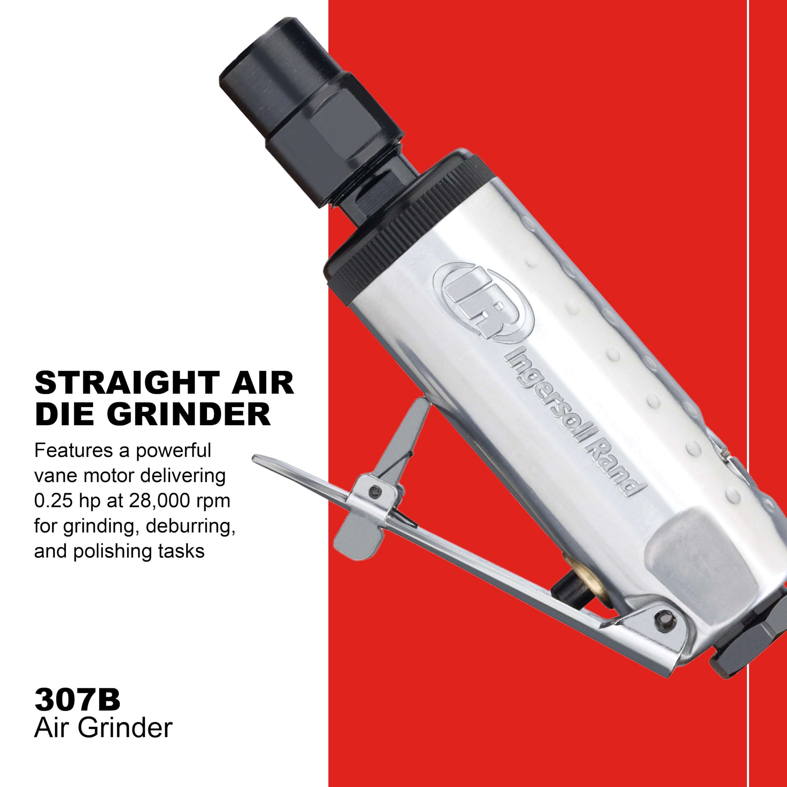 Ingersoll Rand 307B with aluminum housing for light, durable use
