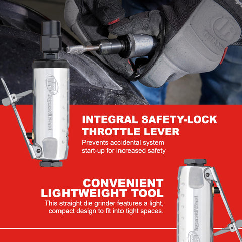 Ingersoll Rand 307B ball-bearing construction reduces vibration during operation