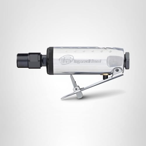 Ingersoll Rand 307B in-use grinding and deburring on metal surface
