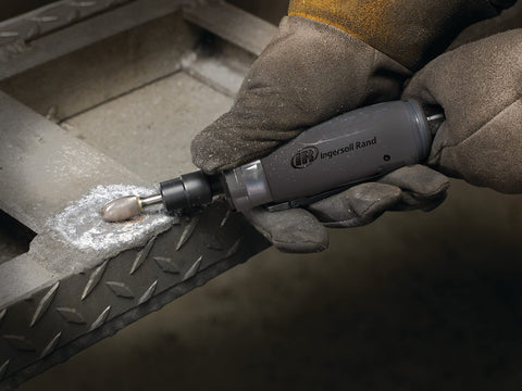 Ingersoll Rand 308B piped-away exhaust keeps the workspace clean and safe