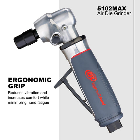 Ingersoll Rand 5102MAX 20,000 RPM supports fast material removal for metal and plastic.