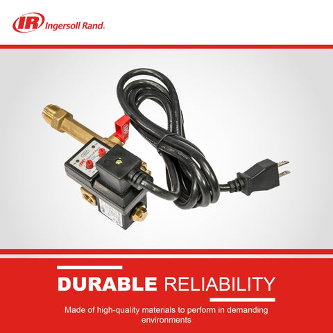 Ingersoll Rand EDV200 110-120V power cord for easy setup.