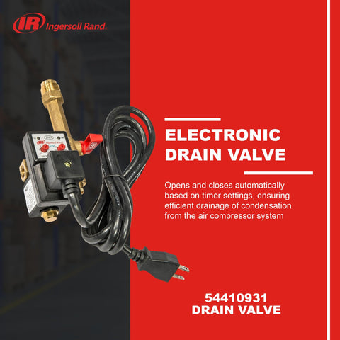 Ingersoll Rand EDV200 timer adjustment feature enabling precise cycles.
