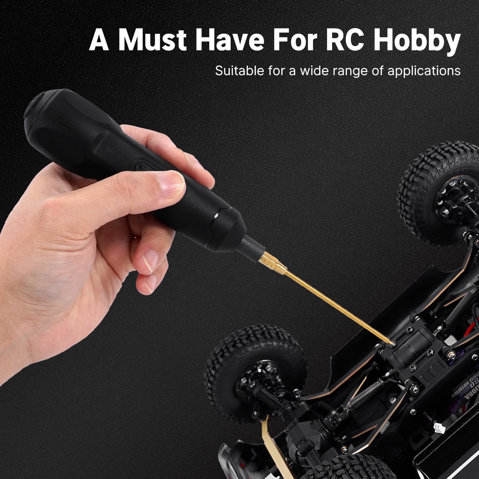 INJORA compact, lightweight design fits tight spots during RC builds.