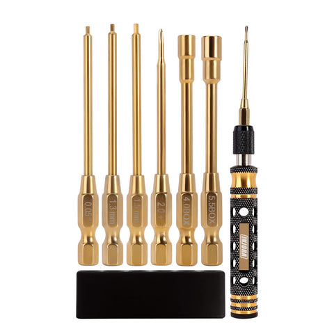 INJORA RC Tool Kit 6 in 1 Allen keys provide precise torque for SCX24 tuning
