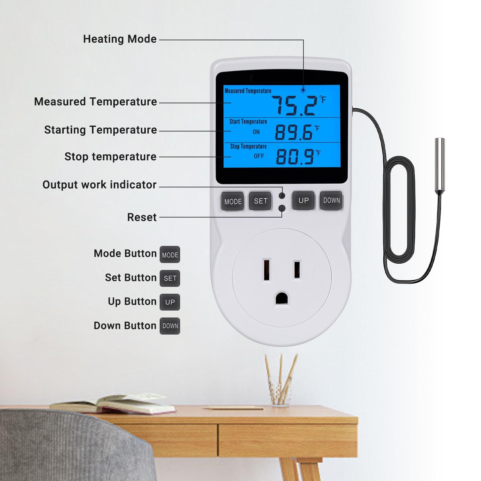 INKBIRDPLUS incubator and terrarium control supports stable incubation conditions.