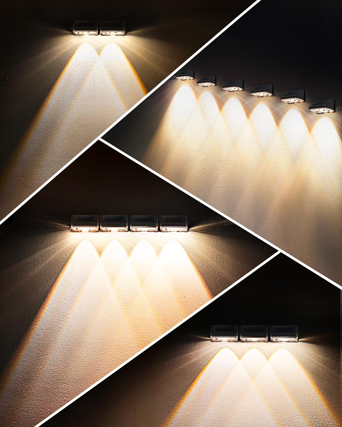 Inletideas solar fence light fence line guides guests along paths