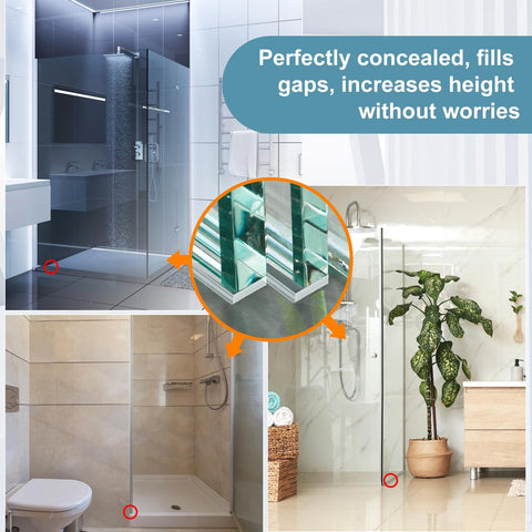 Innconee bulk clear plastic setting blocks for bathroom and kitchen projects.