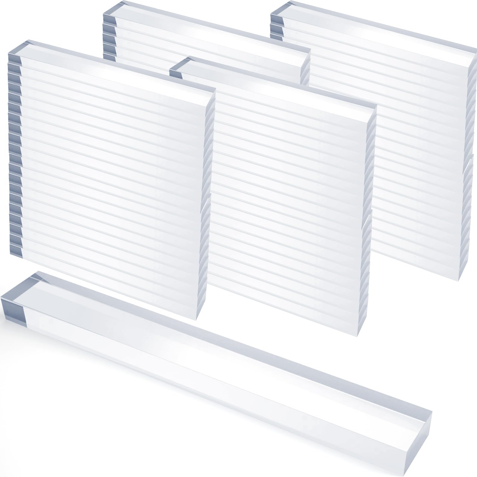 Innconee glass setting blocks for shower enclosures provide discreet support.