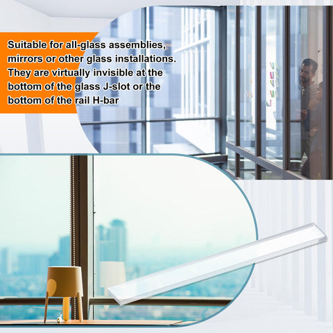 Install glass shower walls using Innconee blocks for stable spacing