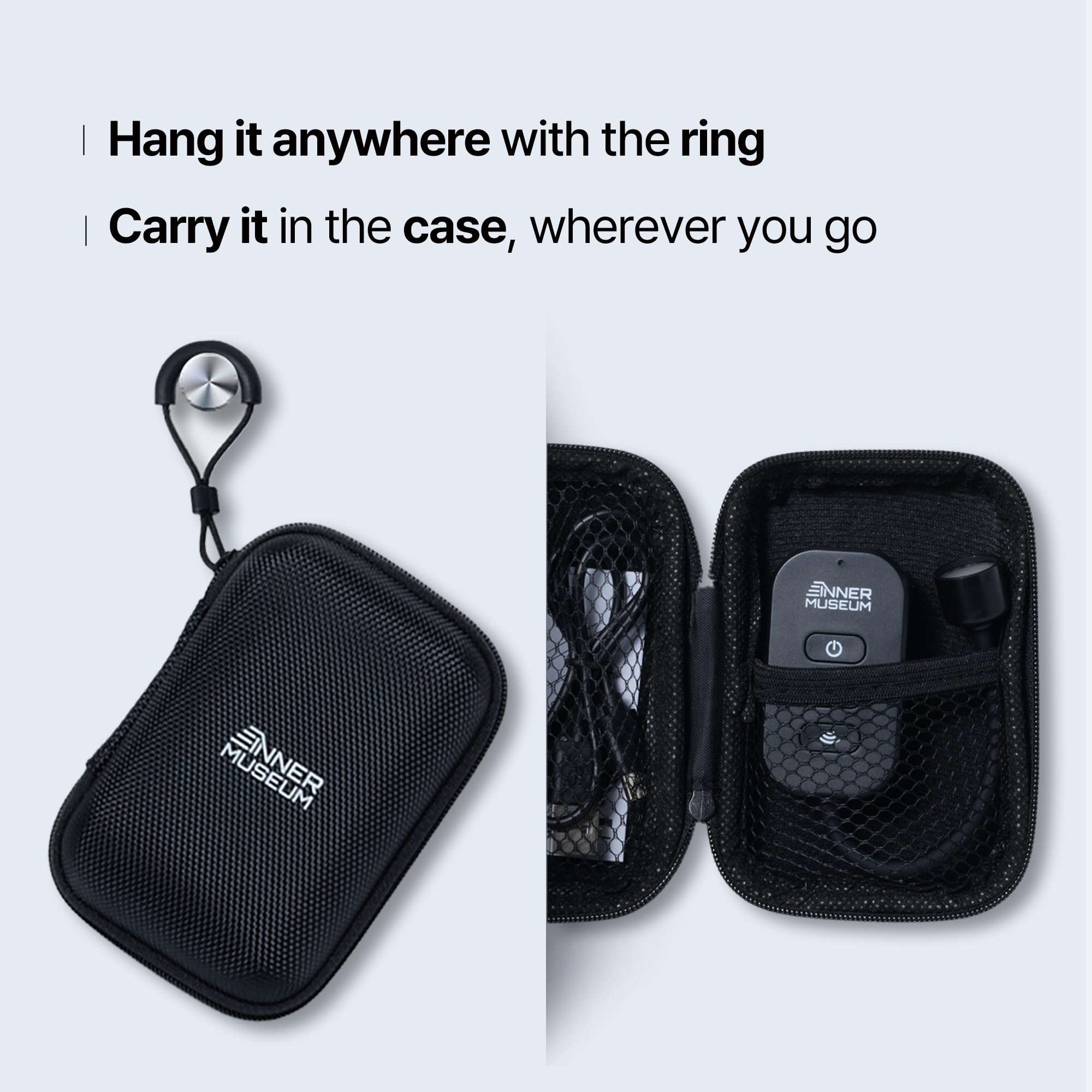 Inner Museum 1000mAh battery supports long sessions away from outlets.