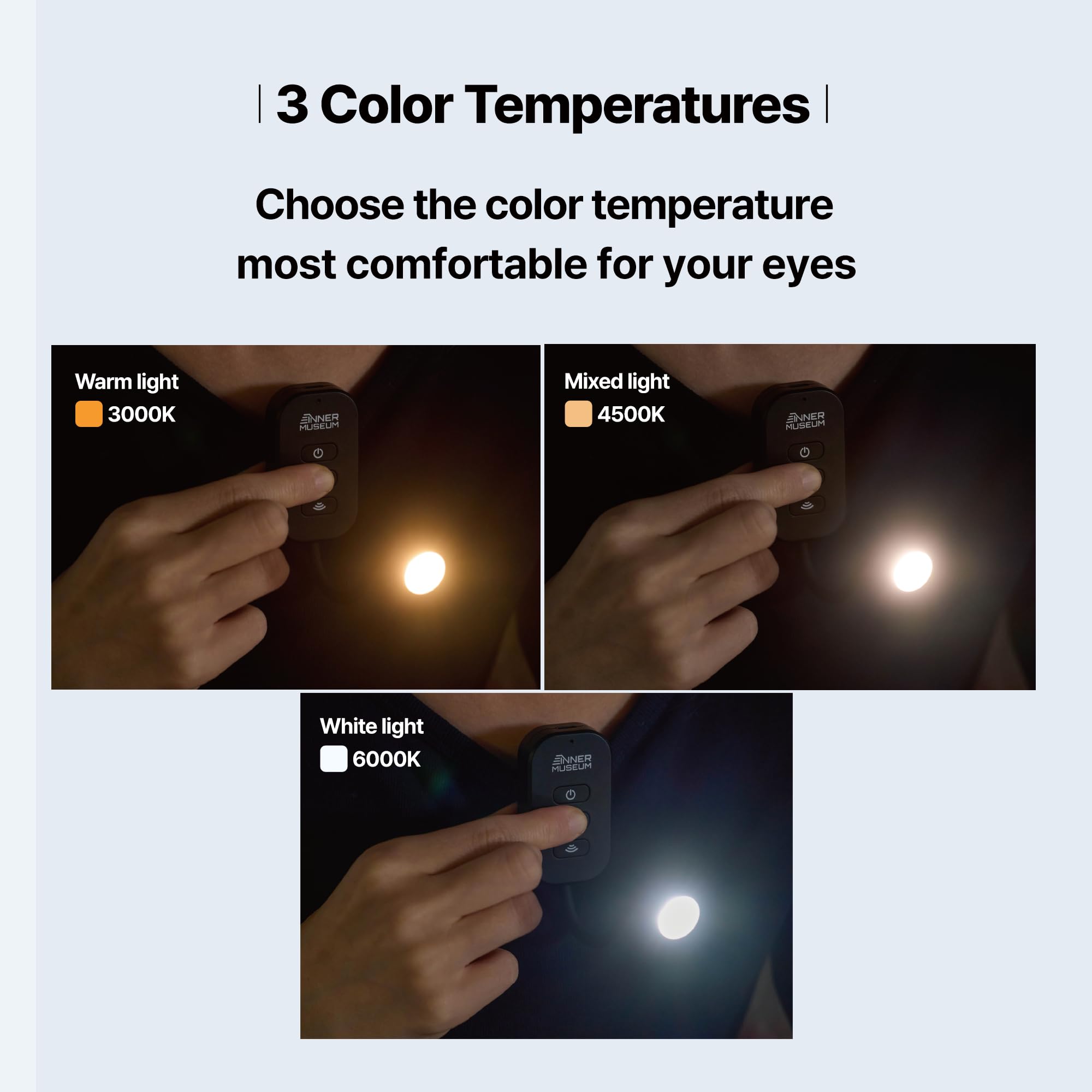 Inner Museum adjustable brightness levels tailor lighting to activity.