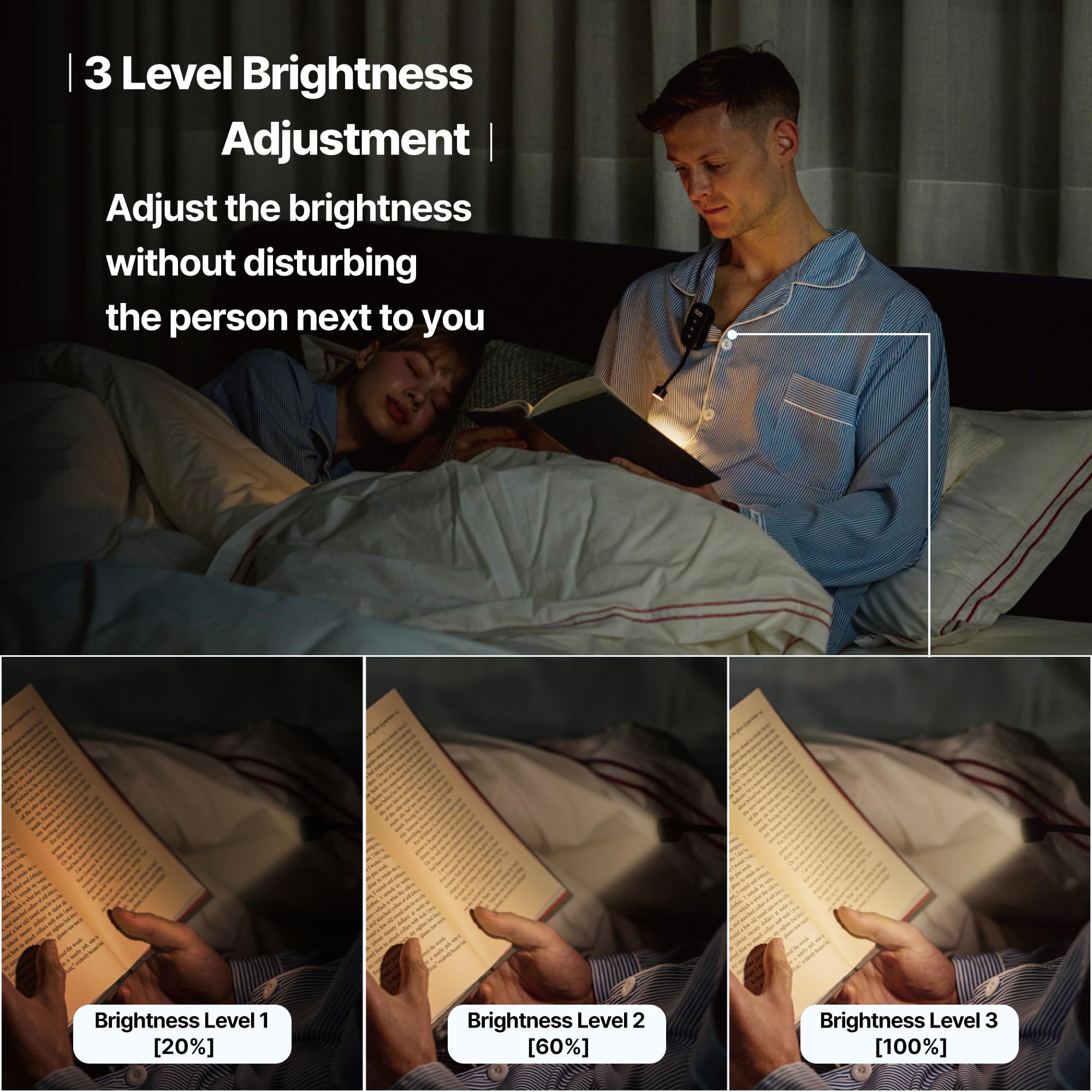 Inner Museum color-temperature modes for comfortable reading ambiance.