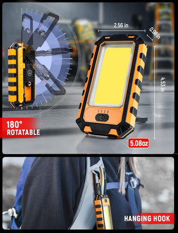 innofox light charges phones when needed for emergencies.