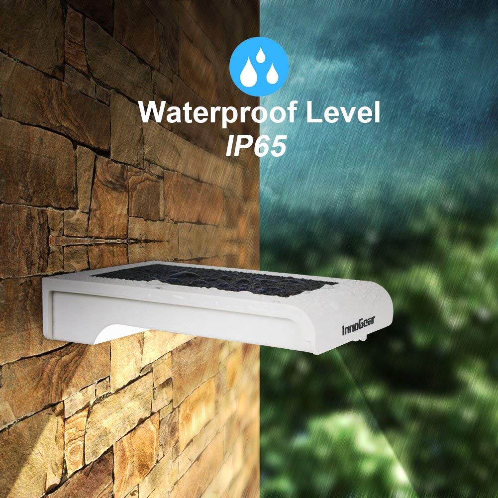 InnoGear pack of four lights covers multiple outdoor areas.