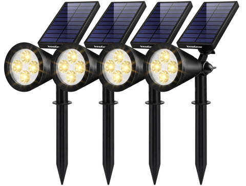 InnoGear Solar Lights Outdoor with adjustable panel focus for precise illumination