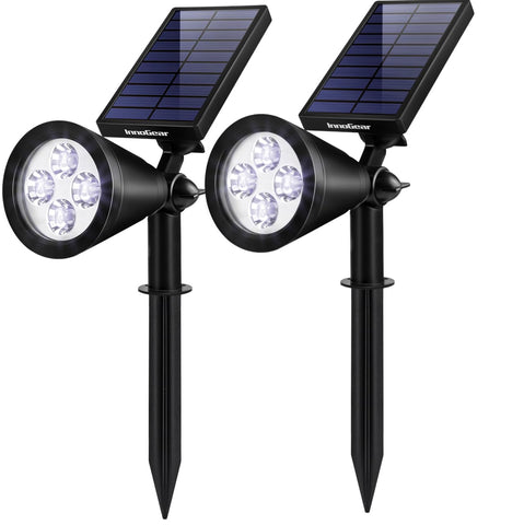 InnoGear solar lights with adjustable panel brighten outdoor spaces by capturing sun at the best angle.