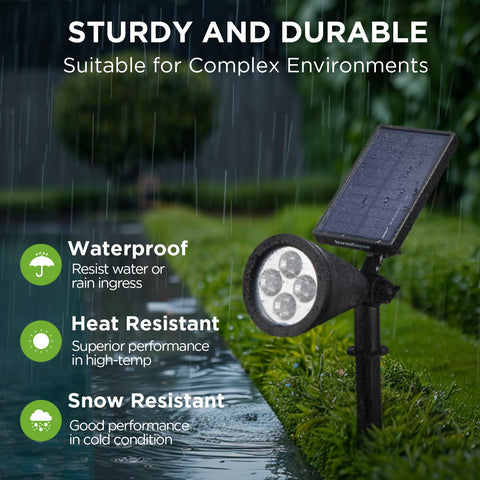 InnoGear Solar Lights Outdoor rugged and weatherproof for all seasons