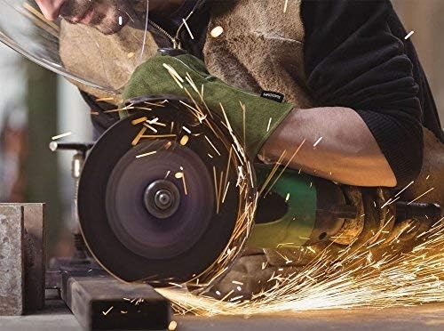 INNO STAGE Mig/Stick welding gloves side view showing durable cuff and secure fit.