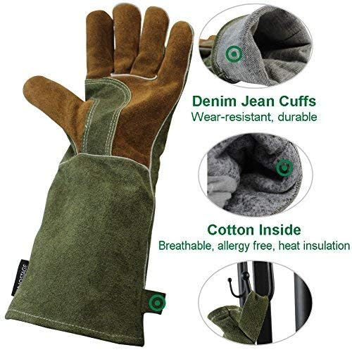 INNO STAGE Mig/Stick gloves 16-inch length for extended forearm coverage.