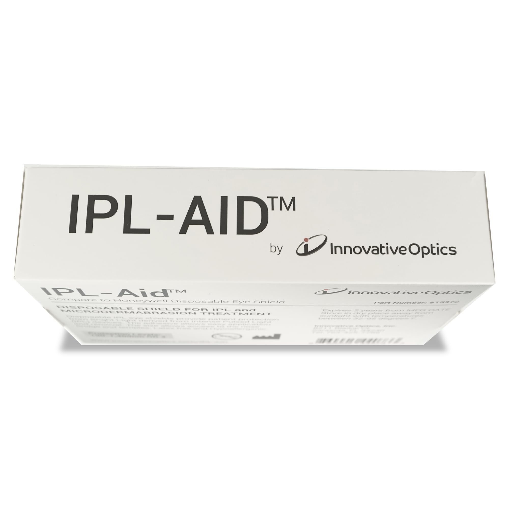 Innovative Optics IPL-AID hypoallergenic material suits varied skin types