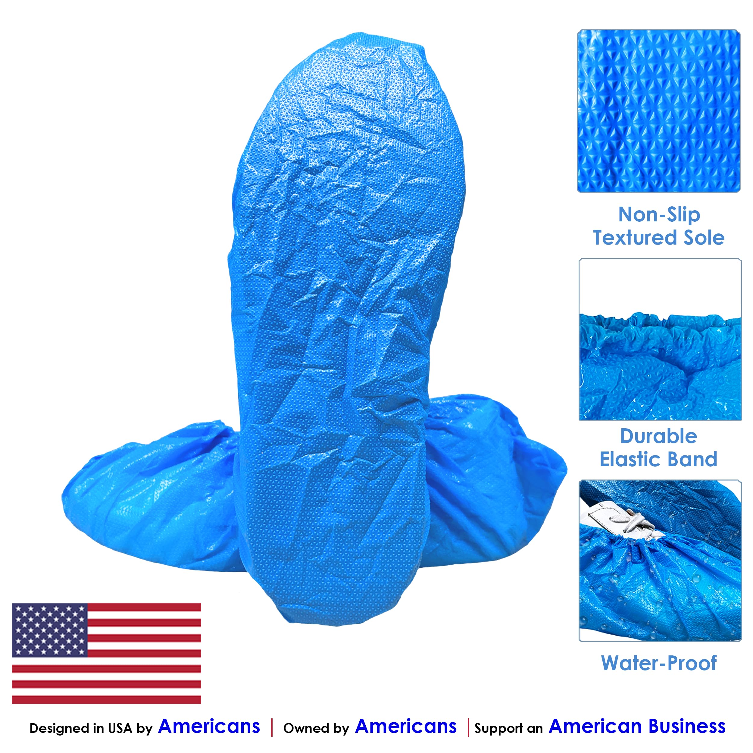 INNOVATIVE HAUS extra-large indoor booties fit up to US men's size 14.