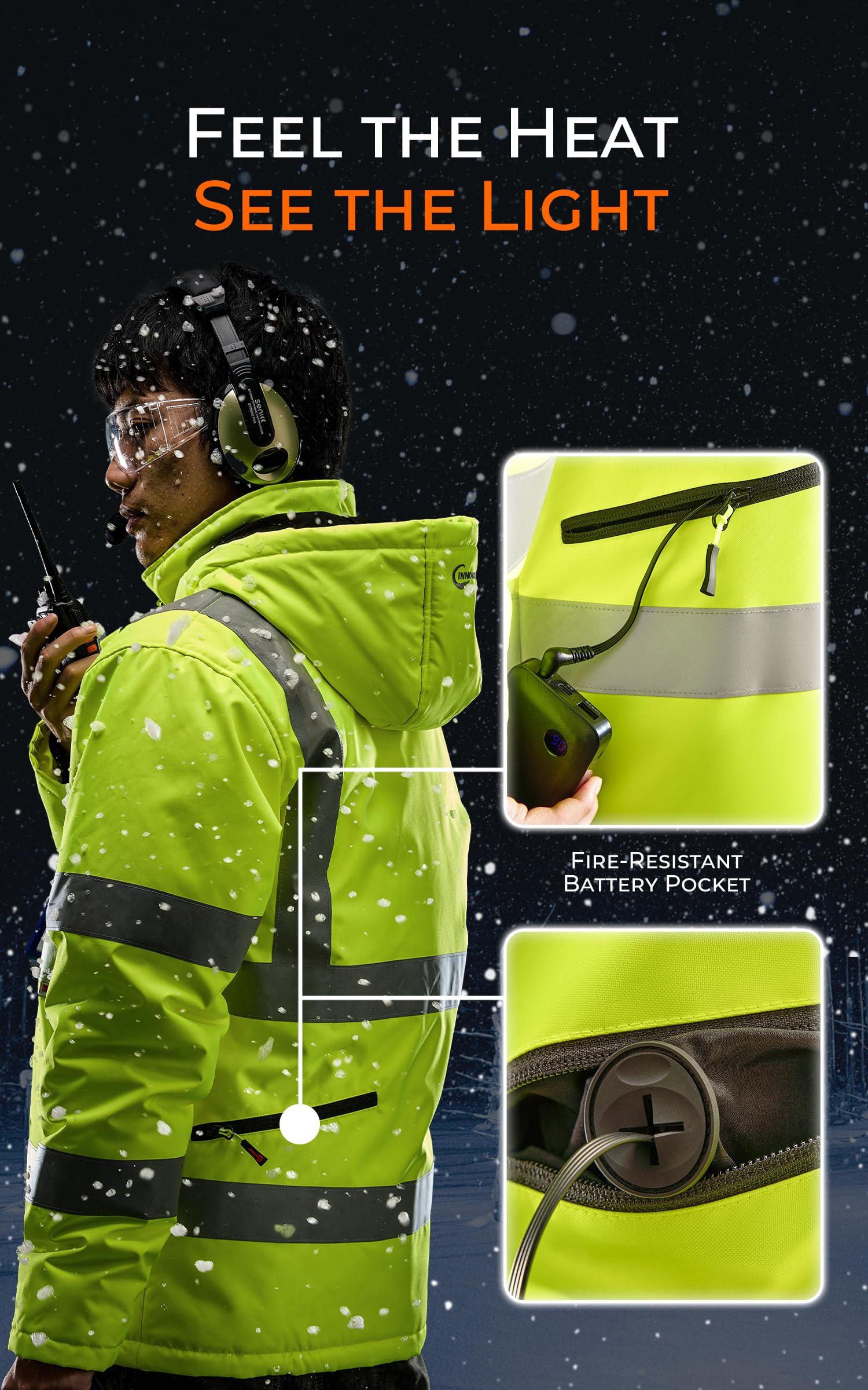 INNOWARM rugged Oxford fabric endures tough worksite conditions