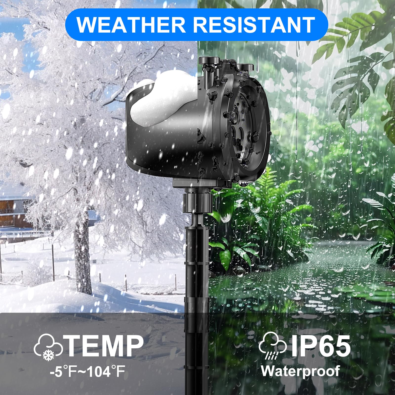INNOWARMER Remote control enables color, speed, and timer customization