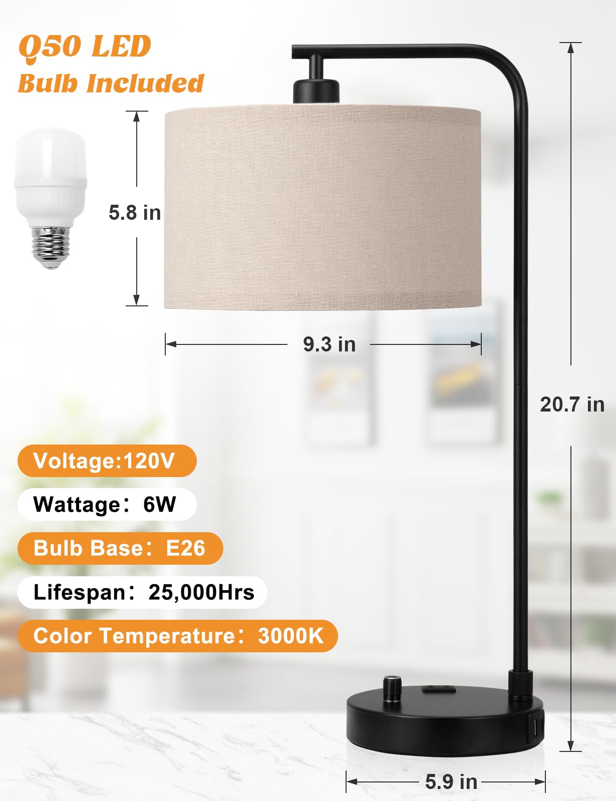 Innqoo bedroom and living room ambience with this lamp