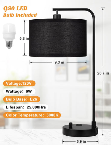 Innqoo versatile lamp suitable for bedroom, living room, or office.
