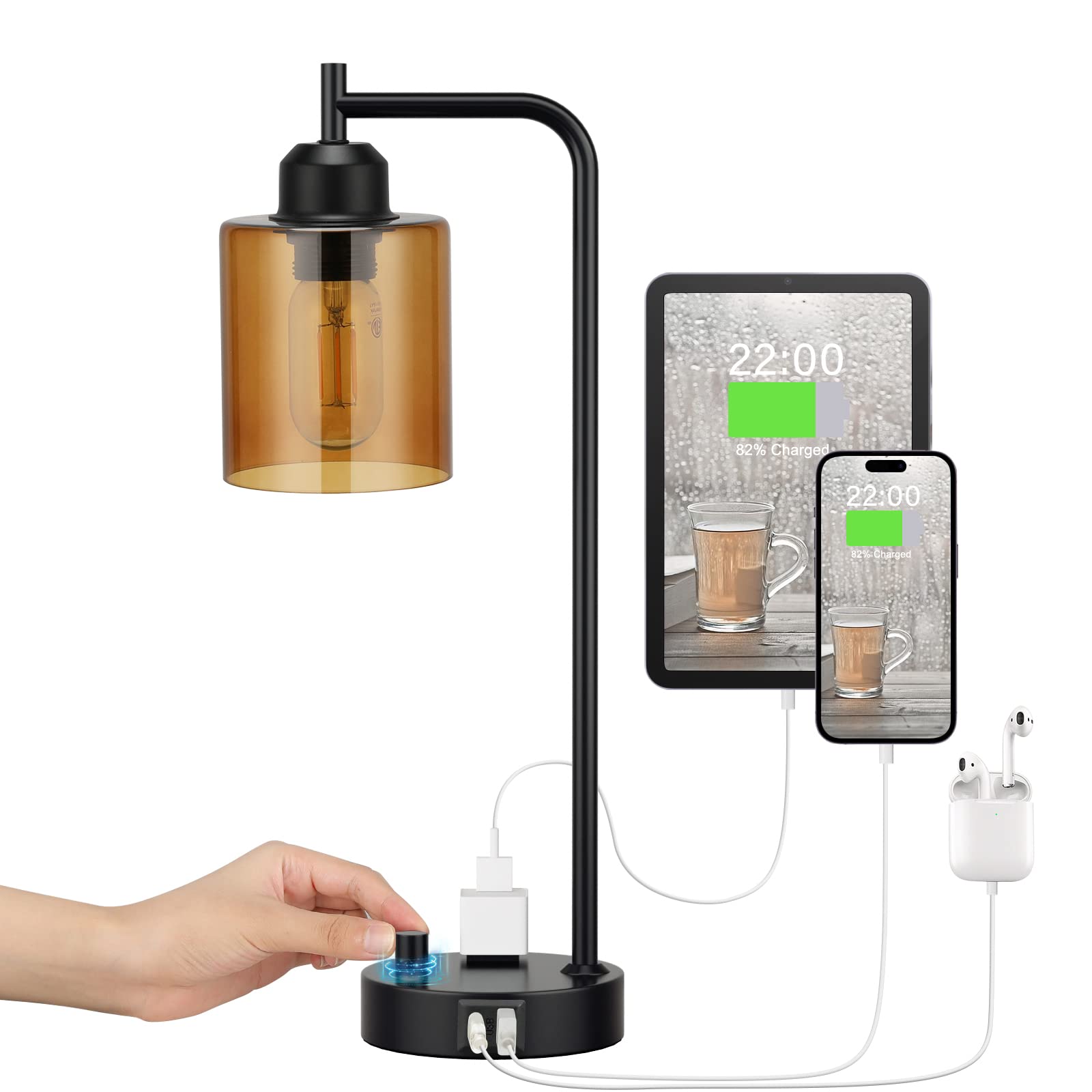 Innqoo bedroom or study lamp suitable for reading, working, or relaxing