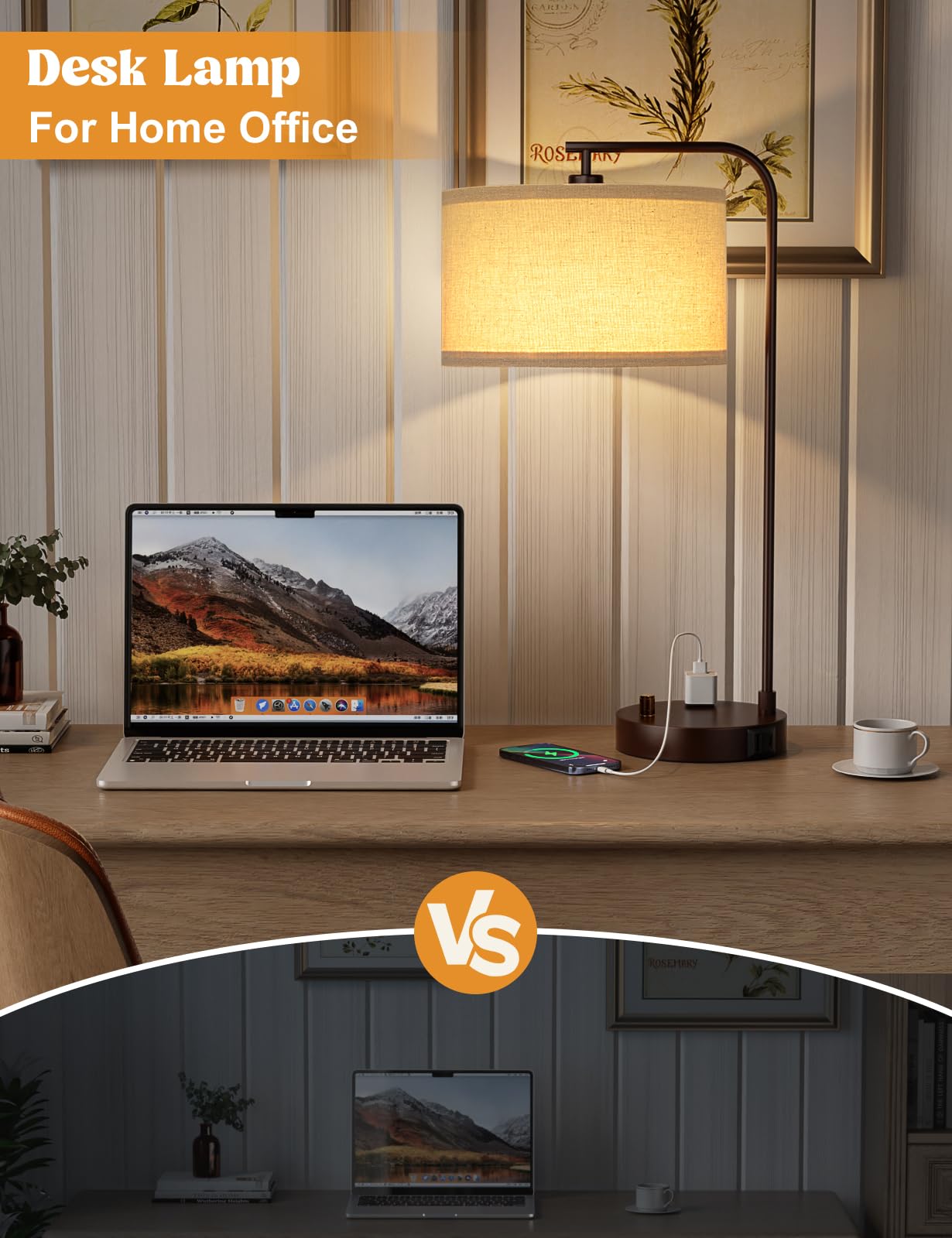 Innqoo cantilever-arm table lamp saves surface space with modern look