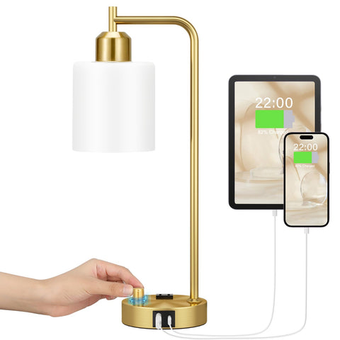 Innqoo Gold Lamp includes a 6W LED bulb for immediate use