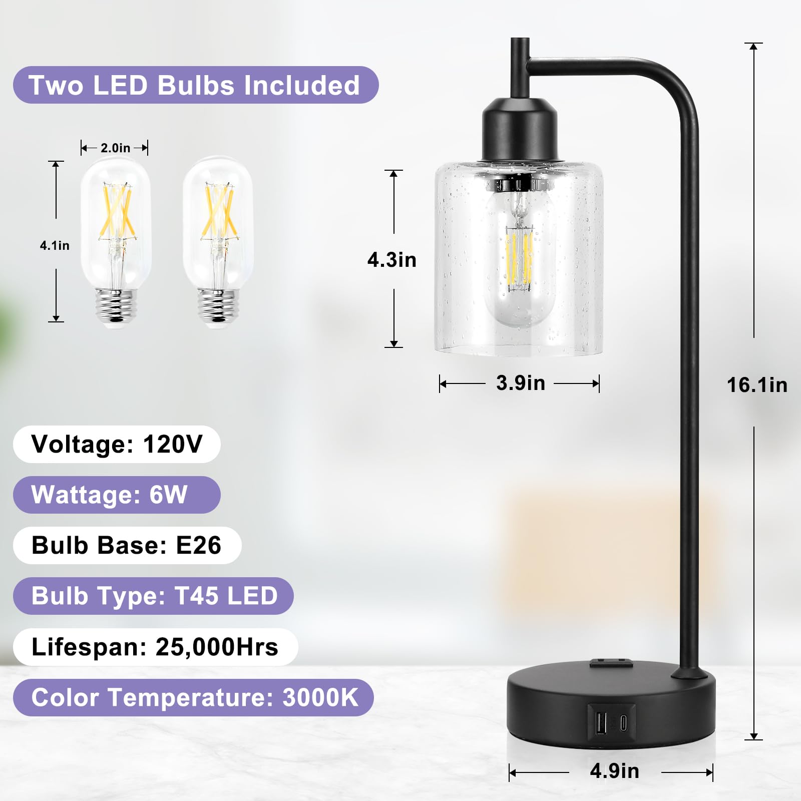 Innqoo matte black body with durable metal finish for long-lasting use.