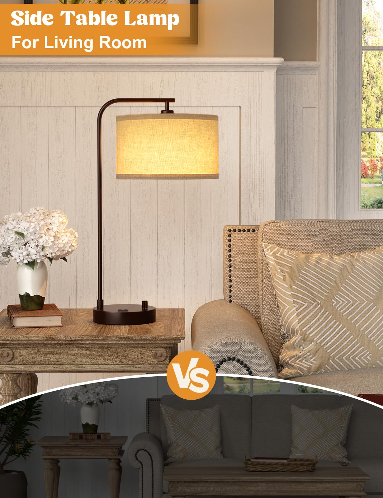 Innqoo LED bulb 3000K included for instant warm light
