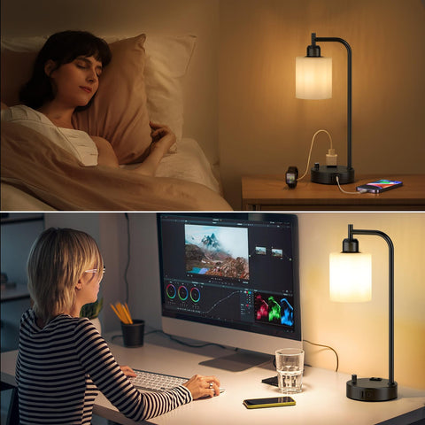 Innqoo lamps arranged for living room or desk setup