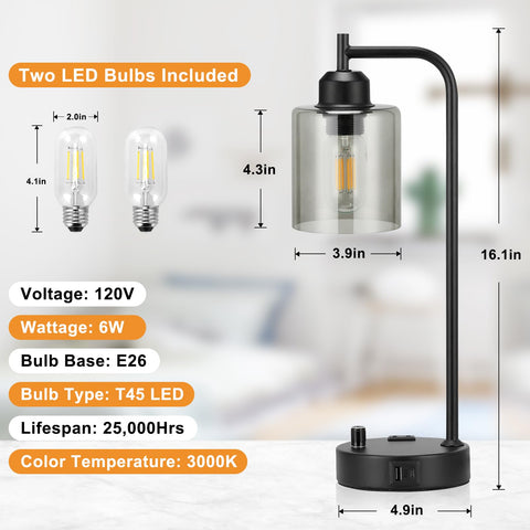 Innqoo living room or bedroom setup with two lamps