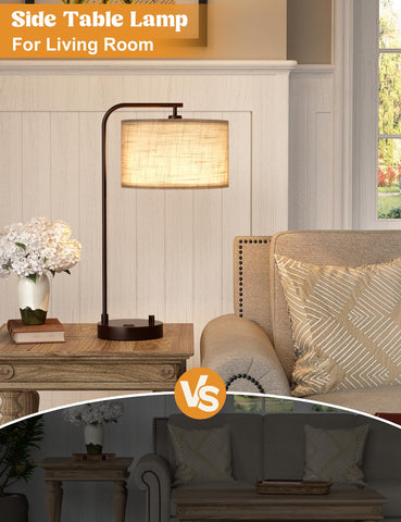 Innqoo matte black iron base provides sturdy modern support.
