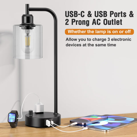 Innqoo lamps include two 6W LED bulbs for instant bright illumination.